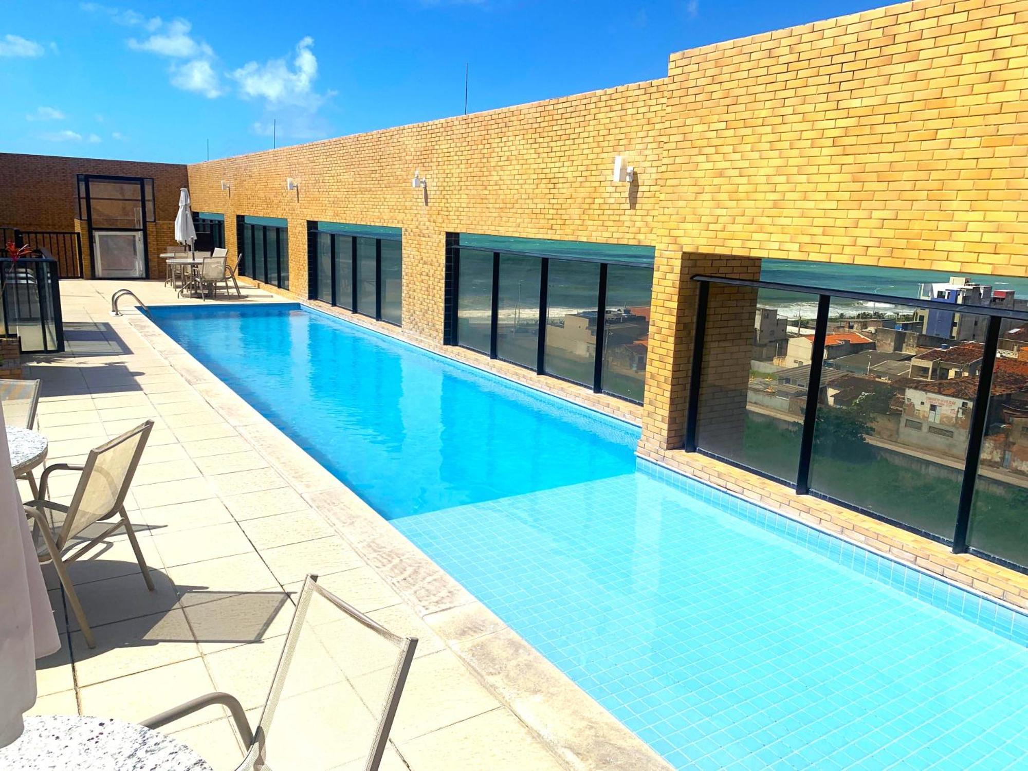 Apartamento 50M Praia- Piscina - Vista Mar - Academia - Масейо Экстерьер фото