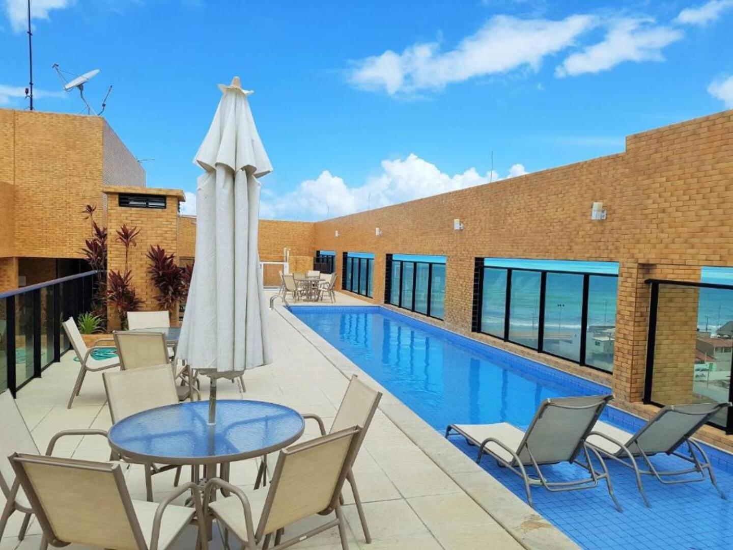 Apartamento 50M Praia- Piscina - Vista Mar - Academia - Масейо Экстерьер фото